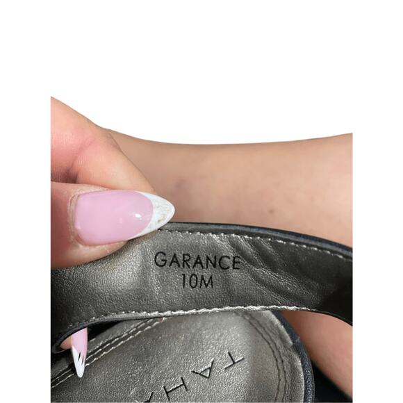 Elie Tahari Floral Printed Open Toe Garance Sandal Heels Boho Cruise Summer 10 - Picture 5 of 5